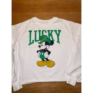 Disney Mickey Mouse St. Patrick's Day Long Sleeve-S